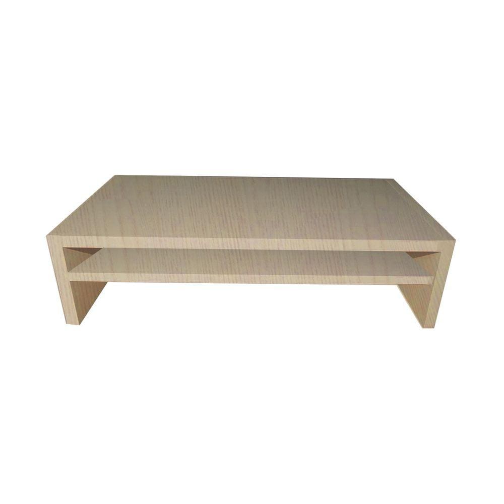 Suporte c/ Prateleira Para Monitor Madeirado Em Mdf