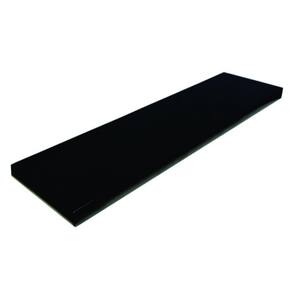 Prateleira Simples Preta 70X15 cm Com Suporte Em Mdf
