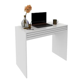 Escrivaninha/Mesa Escritório 90cm com 1 Gaveta Multimóveis CR25261