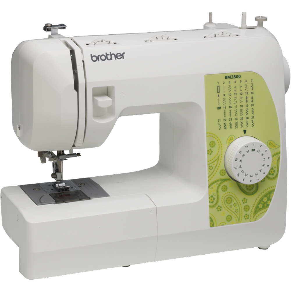Máquina de costura reta Brother BM2800 portátil branca 220V