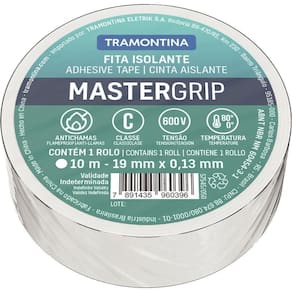 Fita Isolante Classe C 0,13x19 Mm Tramontina Branca 10 M Tramontina