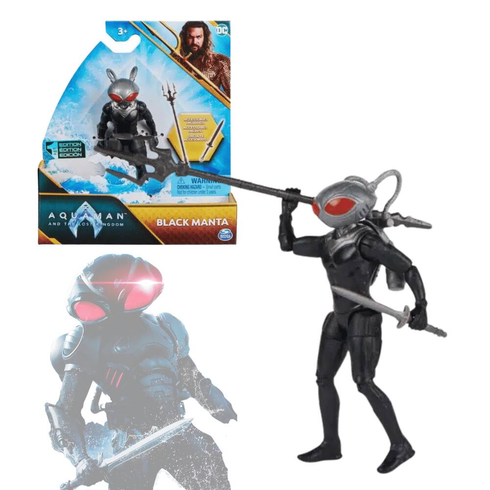 Figura de Ação Black Manta Aquaman 2 Com Acessórios 3454