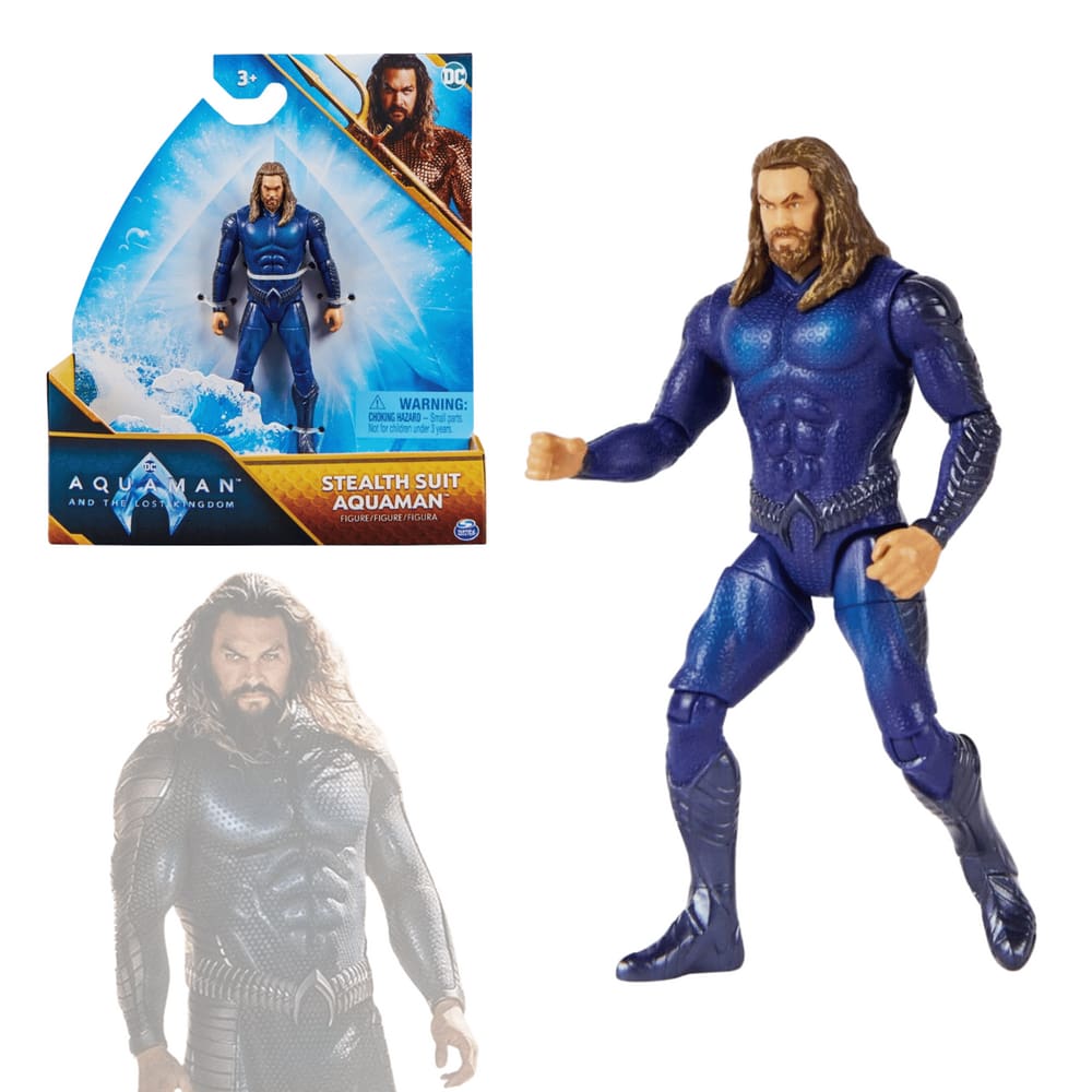 Figura de Ação Aquaman Traje Azul O Reino Perdido Sunny 3454