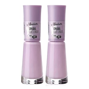 Kit 2 Esmalte Marchetti Cremoso Cor Credo Que Lindo 287 com 8ml