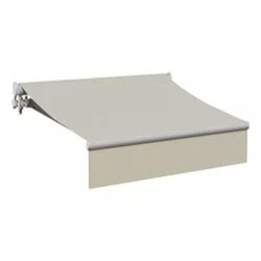 Toldo Tenda Retrátil Manual Aço Poliester Bege 3,00x2,00m