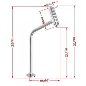 Cuba de Vidro Oval 55cm Vermelha Fosca + Torneira