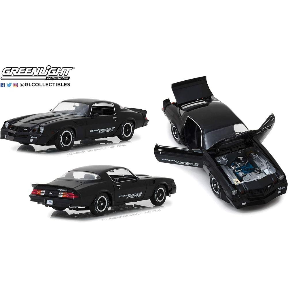 Greenlight 1/18 - Chevrolet Camaro Z28 1980 - Voiture Miniature Orange - Neuve