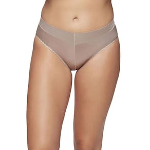 Calcinha 24657 Triumph Midi Stepy Cintura Alta Cavada Cetine