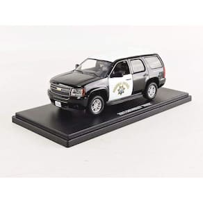 Miniatura Chevrolet Tahoe Policia Americana Califórnia 1/43