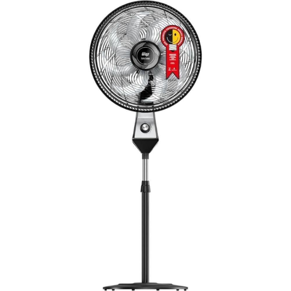 Ventilador Wap Coluna Flow Turbo Preto 50cm 8 Pas