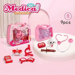 Maleta Kit Veterinario Workshop Jr Multikids - BR2007