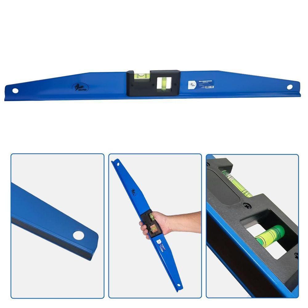 Nível Trapezoidal 60cm Guepar 2 Bolhas Magnético