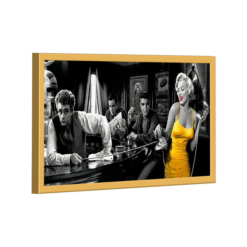 Quadro Marilyn Yellow Dress -- BR ARTES