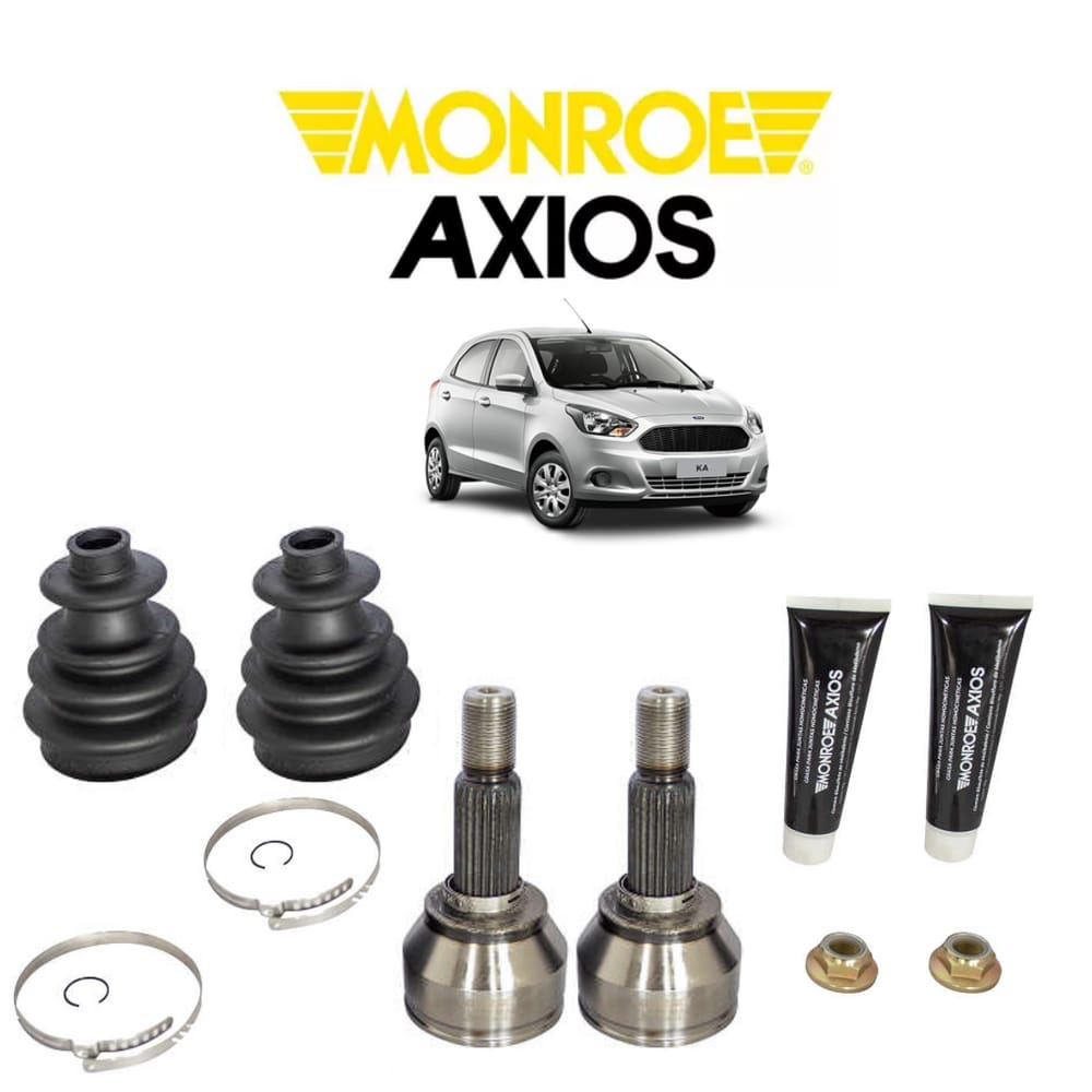 Par Junta Homocinética Dianteira Lado Roda Fixa Axios 20x25 Ford Ka 2014 A 2021 Manual 1.0