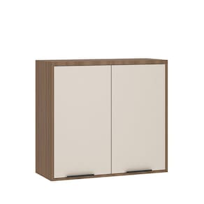 Armário Aéreo de Cozinha 80cm 2 Portas Aspen Luciane Móveis