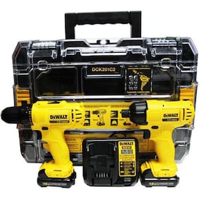 Parafusadeira Furadeira 12V Dck201C2 Dewalt +2Bat Maleta