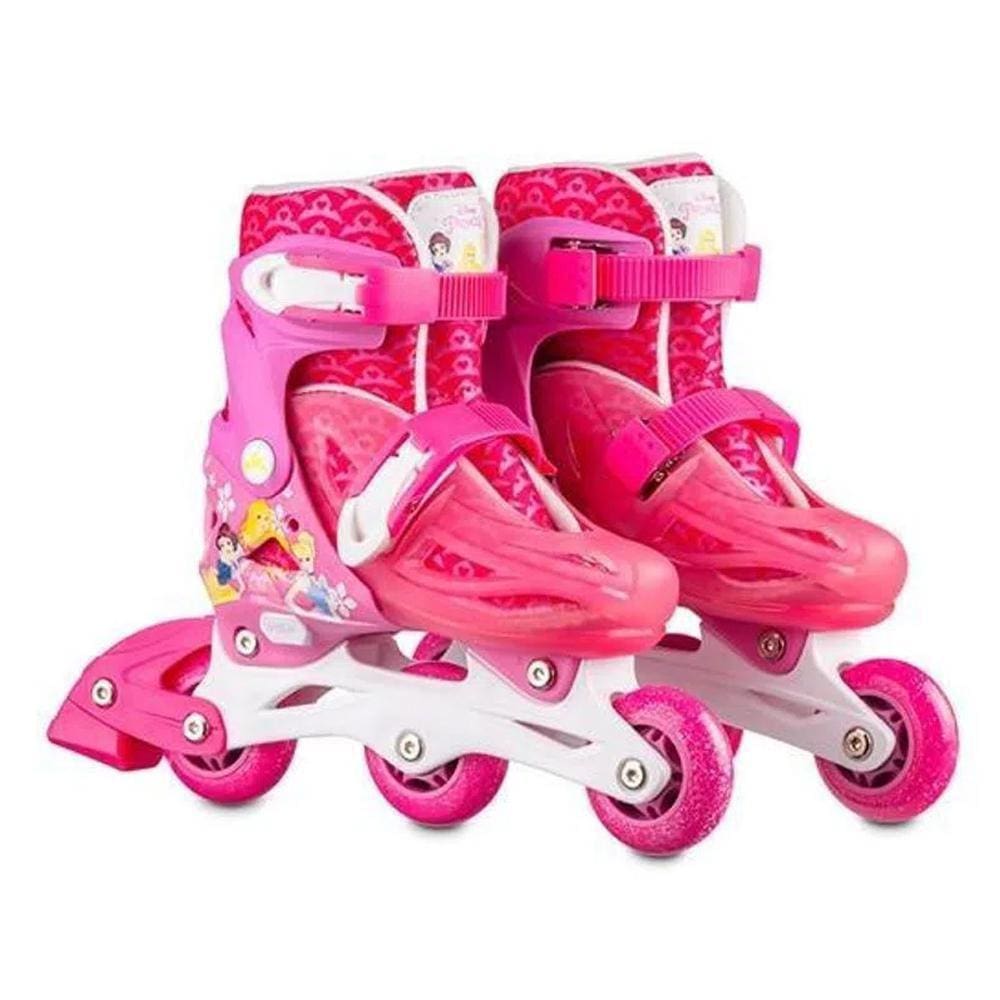 Patins Inline Ajustável Disney 35-38 Princesas Multilaser