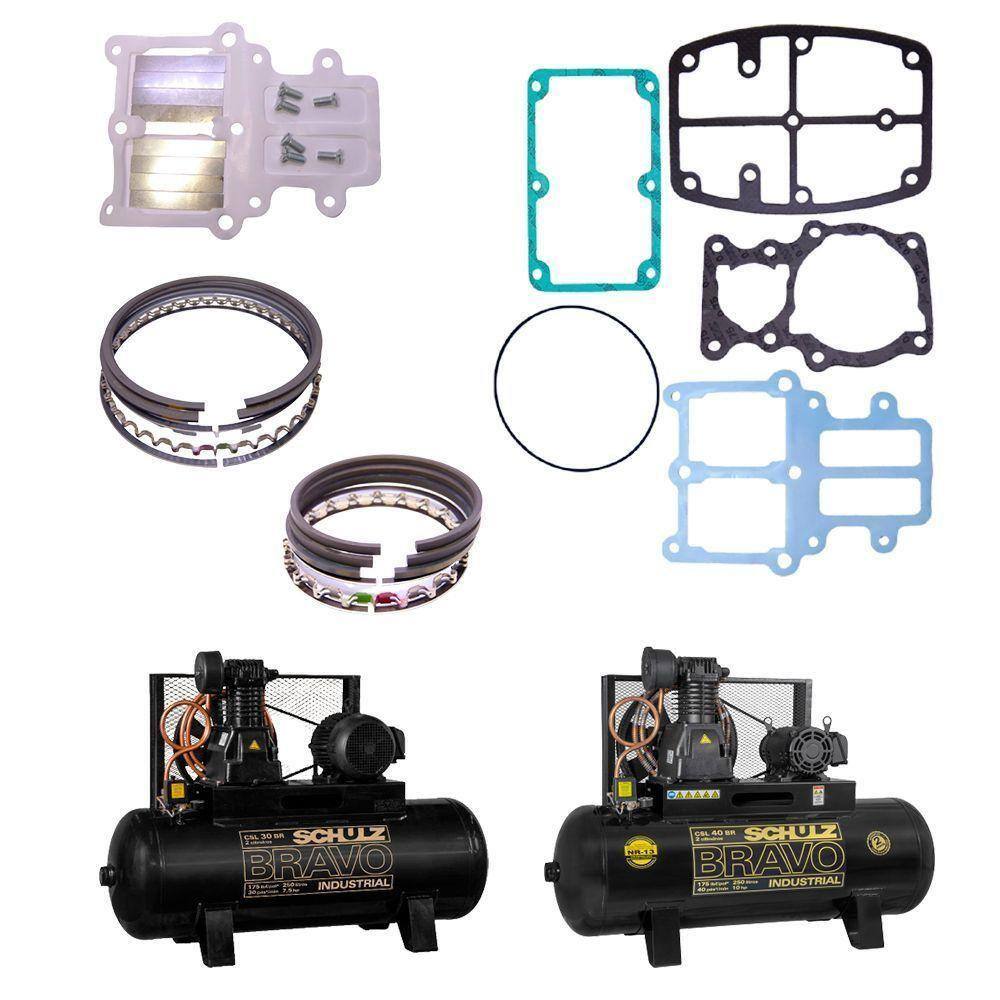 Kit Reparo Schulz Csl 30 40 Br Bravo Cwl 30 40 Antigo Com 2 Placas