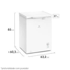 Freezer Horizontal Electrolux Branco Cycle Defrost HE150 - 220V