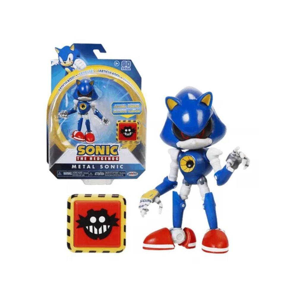 Bonecos Sonic The Hedgehog F00662 - Modern Metal Sonic Action Figure