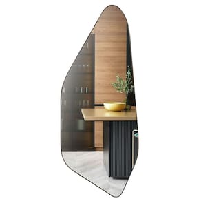 Espelho Retrô Corpo Inteiro Orgânico 170x70 Rei dos Vidros Preto