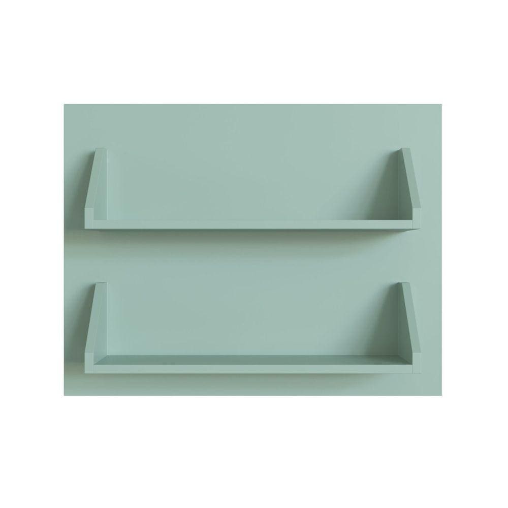 Painel Prateleira Dupla One Gralar Verde Bellagio