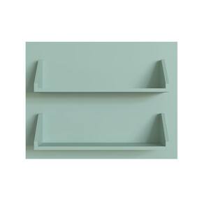 Painel Prateleira Dupla One Gralar Verde Bellagio