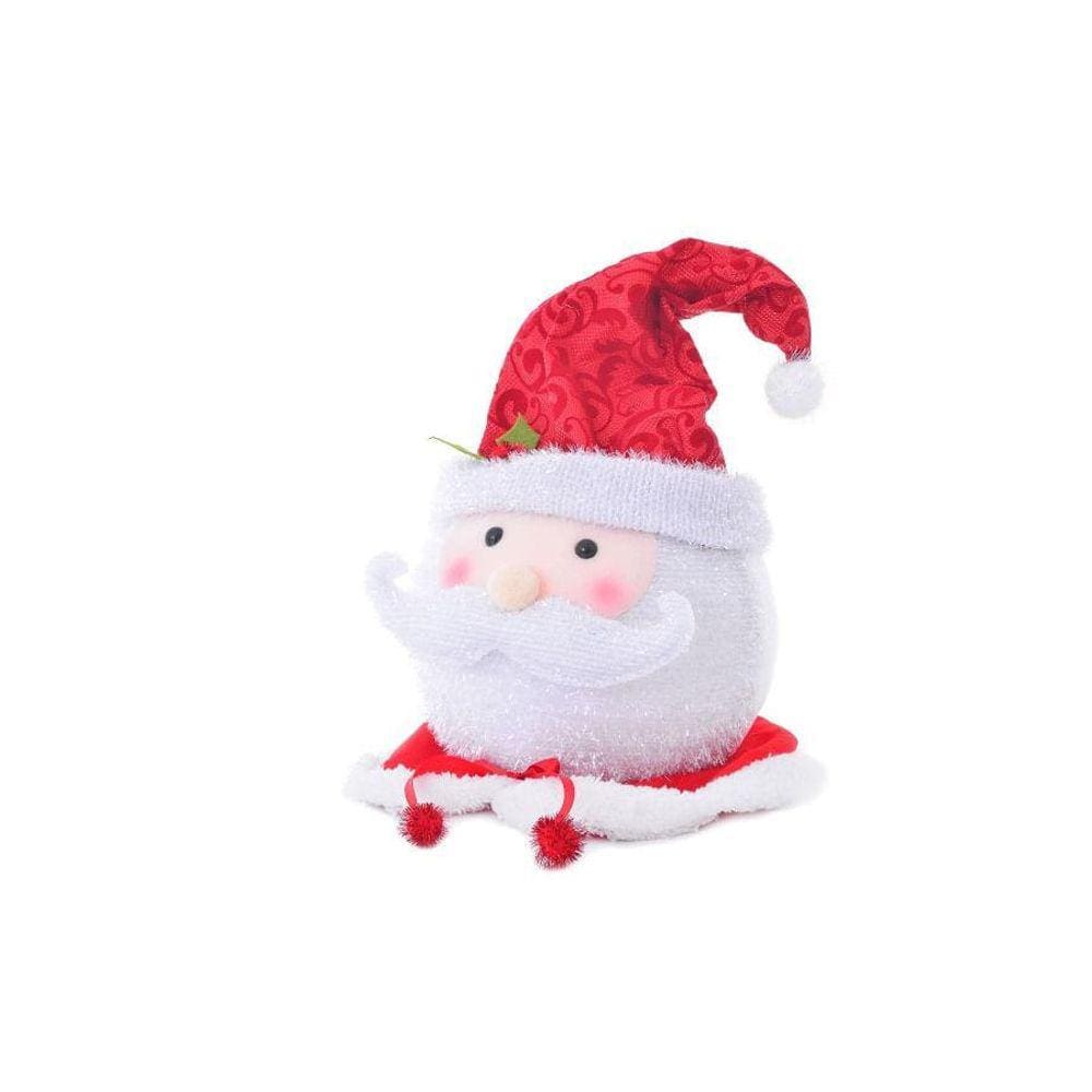 Ponteira Cabeca Papai Noel 1Pc 47Cm