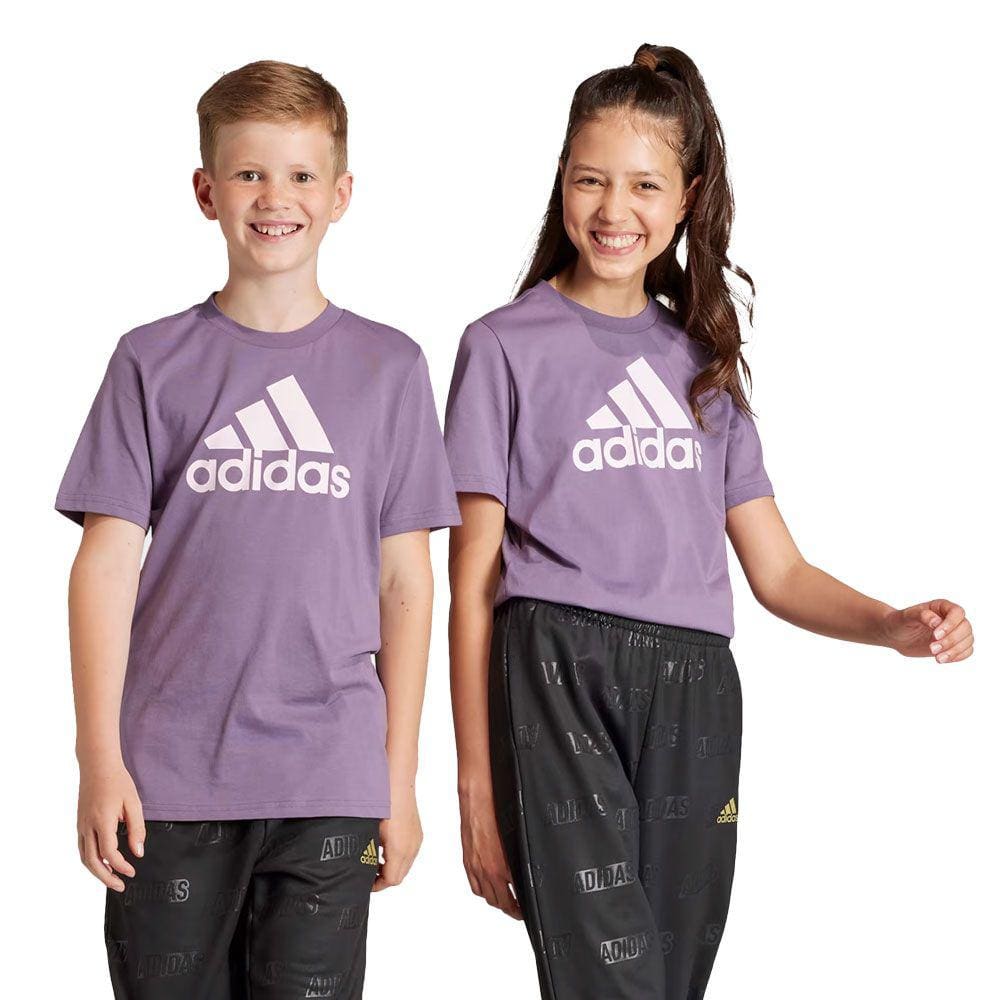Camiseta Adidas Big Logo Juvenil Lilás