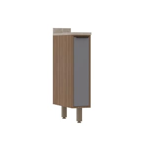 Balcão de Cozinha 20cm 1 Porta com Tampo Aspen Luciane Móveis
