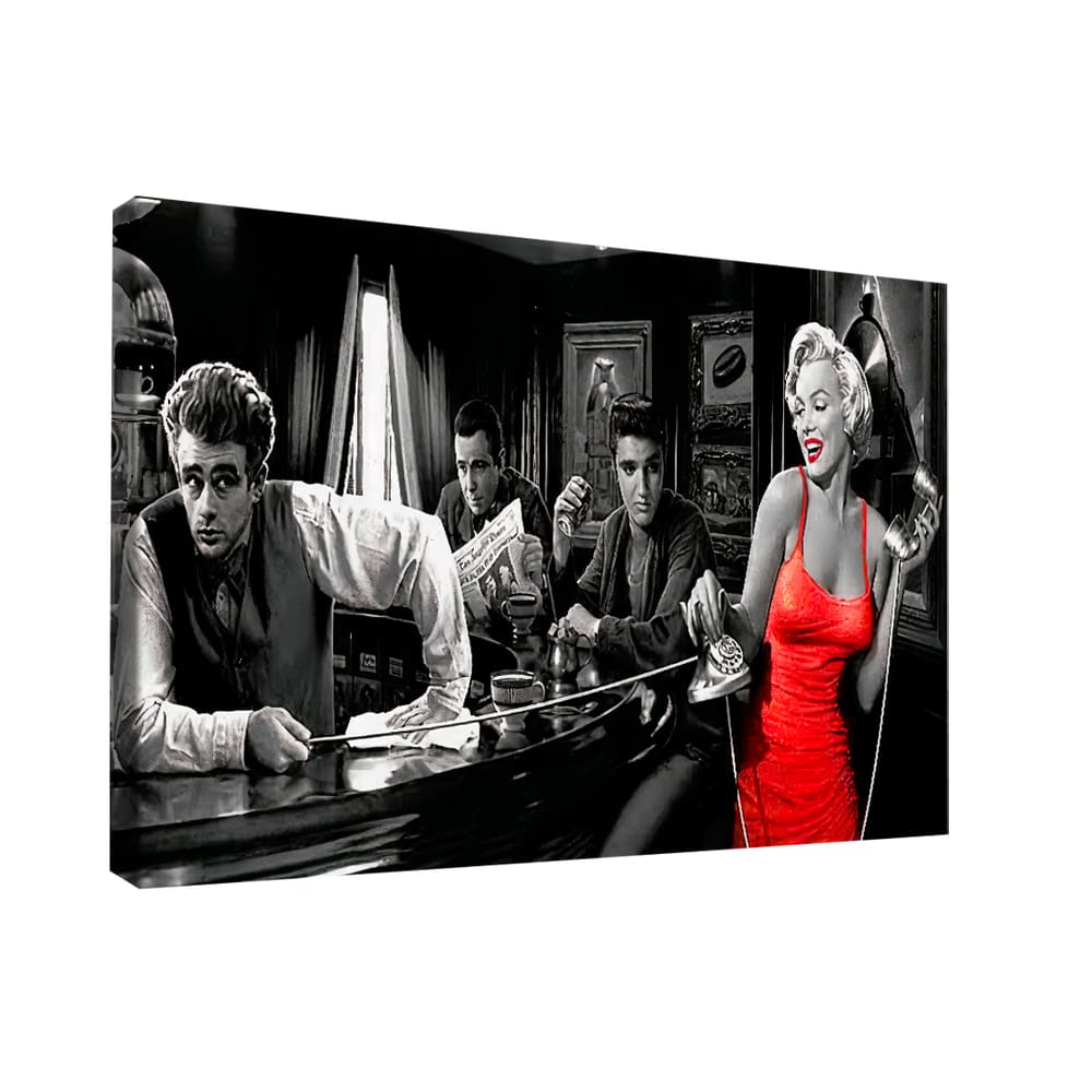Quadro Marilyn Red Dress -- BR ARTES