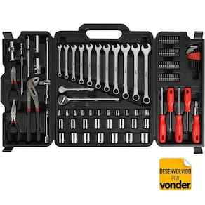 Jogo Ferramentas Com 110 Peças Maleta 954 By Vonder