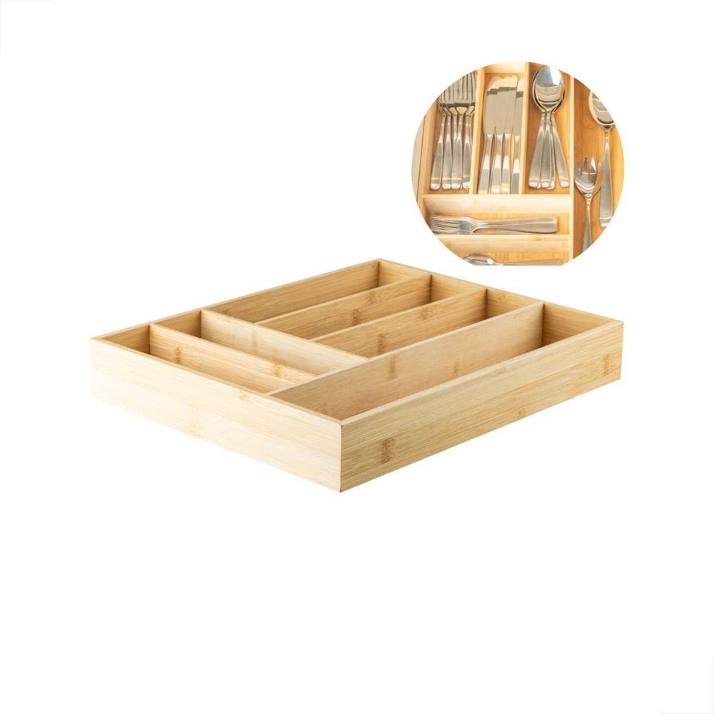 Organizador de Gavetas Bambu - Máxima Organização