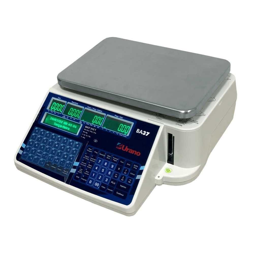Balança 31 kg com Etiquetadora BA37 31/2 Ethernet - Urano
