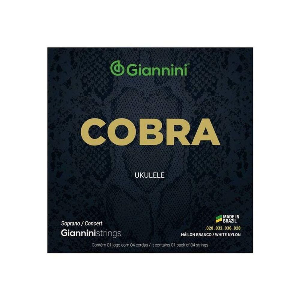Encordoamento Giannini P-ukulele Nylon Branco Geuksc