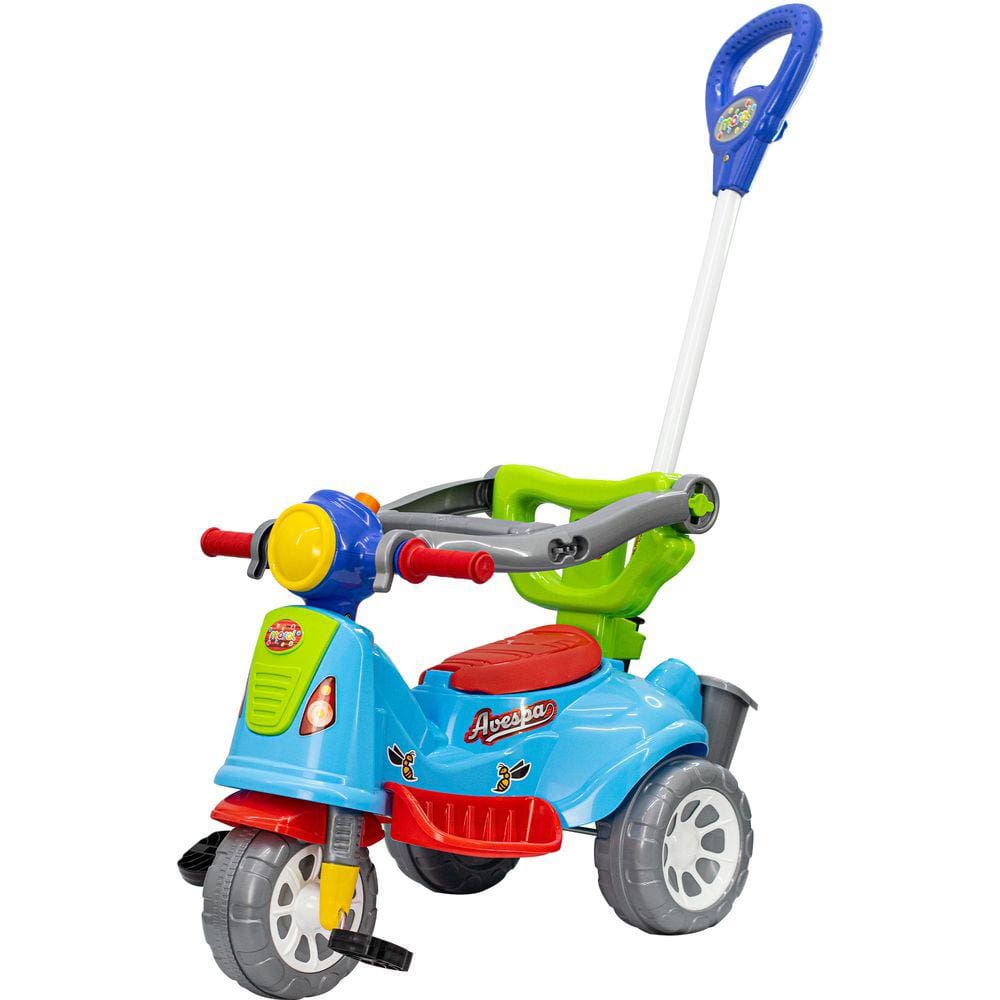 Triciclo Infantil Ultra Bikes Motoca Com Buzina Menina/Menino