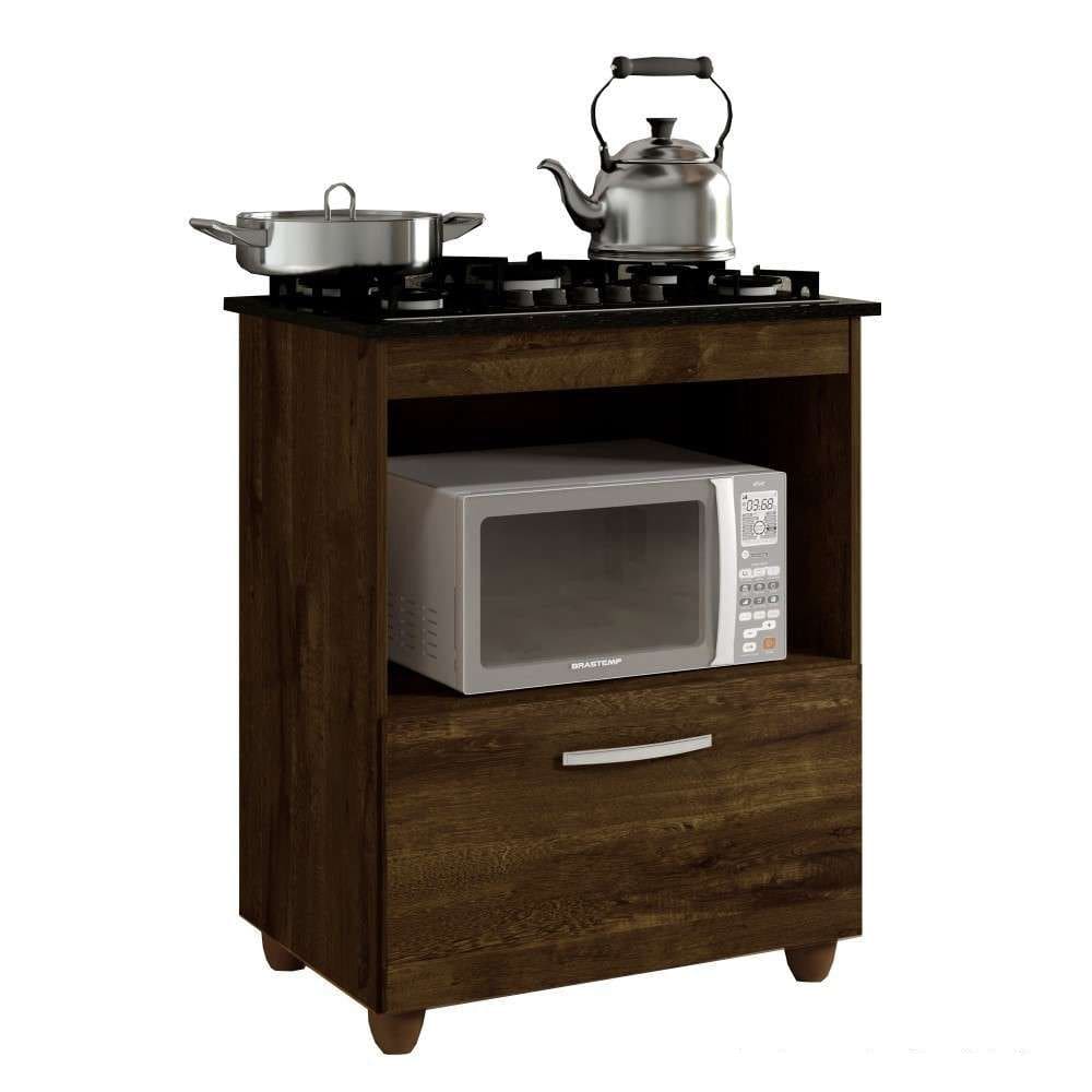 Balcão Cooktop Salvia 4 Bocas Kaiki Móveis