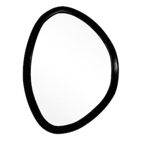 Espelho Decorativo Emoldurado Orgânico 43cm x 58cm E2G Design Preto