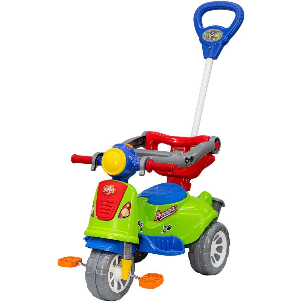 Totokinha Triciclo Menino Andador Sport Motoca Azul Infantil Bebe