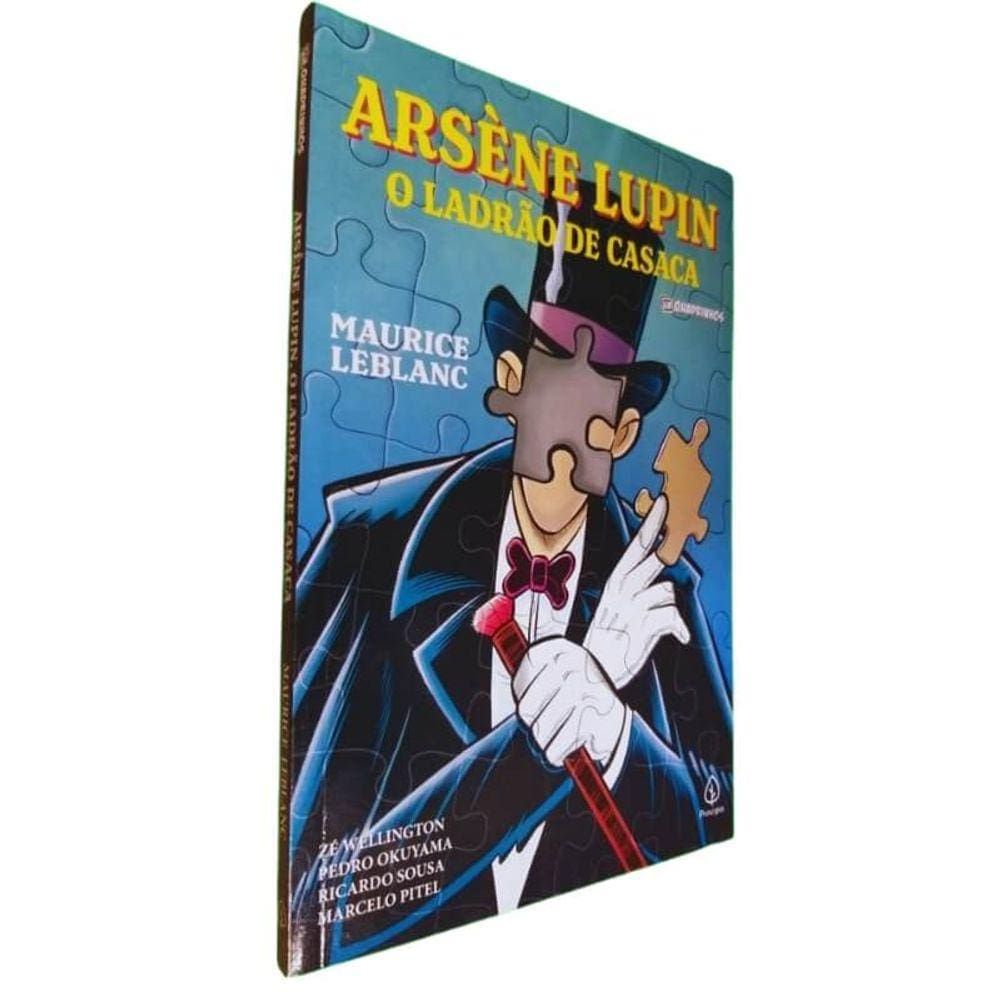 Livro Físico Arsene Lupin O Ladrão de Casaca em Quadrinhos Maurice Leblanc