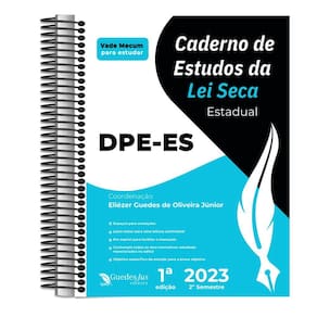 Caderno de Lei Seca DPE-ES - 2023 (Espiral)