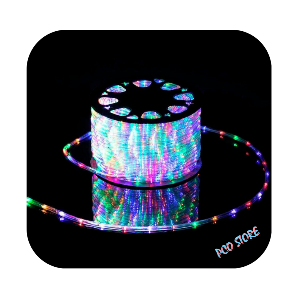 Mangueira Led Redonda 100m Decoração Natal Uso Externo Colorido 110V