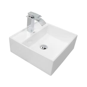 Kit Sobrepor Cuba + Torneira + Válvula | Decoração Banheiro