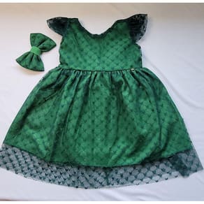 Vestido infantil verde Lover