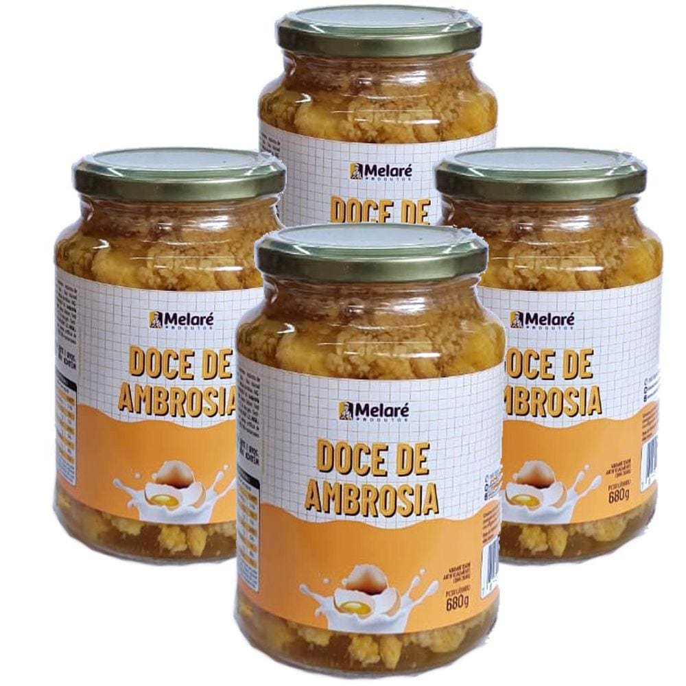 Doce De Ambrosia Melare 680G  4 Potes