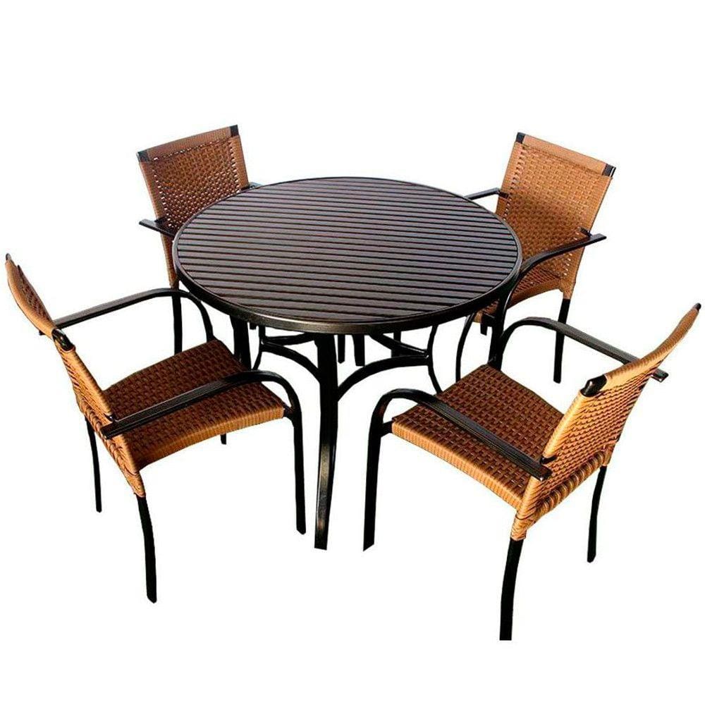 Mesa E Cadeiras Ascoli, Jardim, Área Externa, Churrasqueira Trama