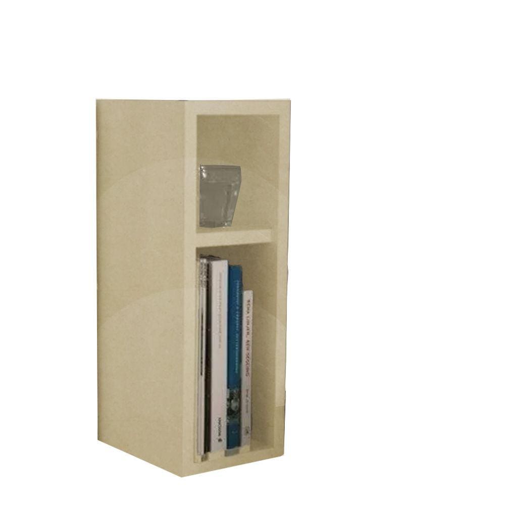 Mesa de Cabeceira Nicho Suspenso Natural Em Mdf