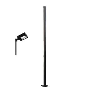 Poste Iluminaçao Publica 3 Metros Aço Pintura Eletrostatica Suporte Refletor