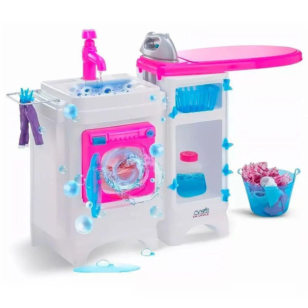 Brinquedo Lavanderia Lava e Passa 8042 - Magic Toys