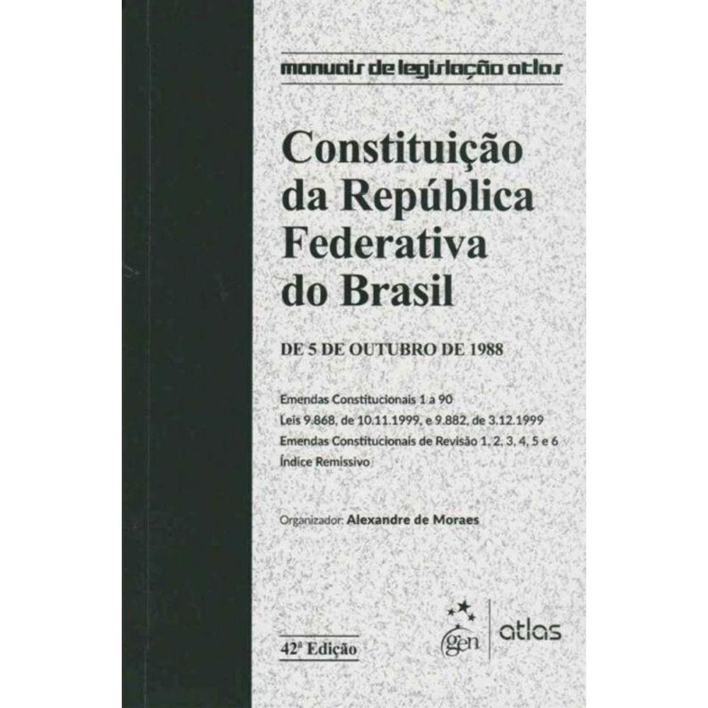 Constituicao Da Republica Federativa Do Brasil: De